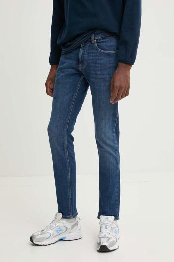 Rifle Tommy Jeans pánske, tmavomodrá farba, DM0DM20187