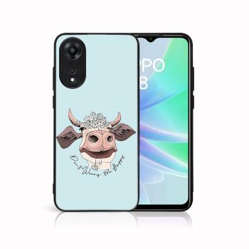 MY ART Ochranný kryt pre Oppo A78 HAPPY COW (181)