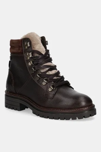 Kožené členkové topánky Barbour Bamburgh