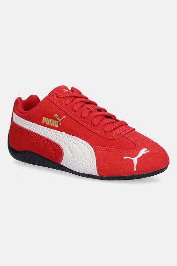 Semišové tenisky Puma Speedcat OG Jr žltá farba, 401698