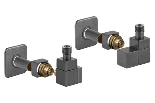 HOPA - EDGE-SET, rohový hranatý ventil (Z2) - Farba - Anthracite, Variant - Pravá RDEDGESETRA