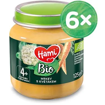 Hami BIO Mrkva s karfiolom 6× 125 g (5900852054587)