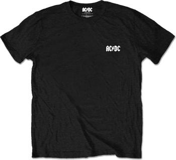 AC/DC Tričko Black Ice (Back Print) Unisex Black 2XL