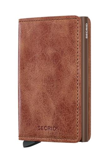 Kožená peňaženka Secrid hnedá farba, SV-Cognac-Brown