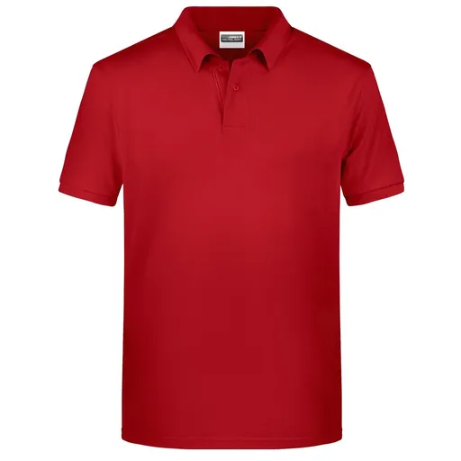 James & Nicholson (Daiber) Pánska polokošeľa z biobavlny 8010 - Červená | L