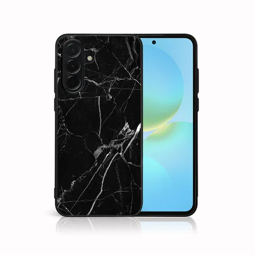 MY ART Ochranný kryt pre Samsung Galaxy A36 BLACK MARBLE (142)