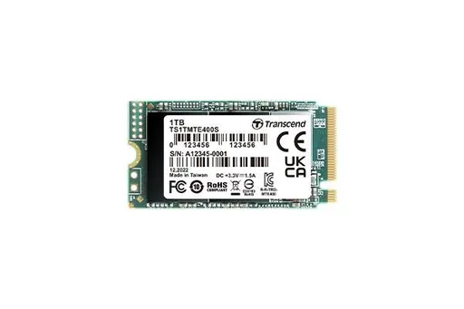 TRANSCEND SSD 400S 256GB, M.2 2242, PCIe Gen3x4, NVMe, 3D TLC, bez DRAM