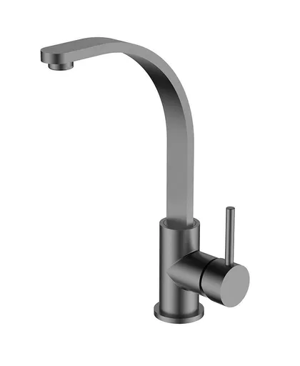 BESCO - Vysoká stojanková umývadlová batéria DECCO I Grafitová BABUDIGR