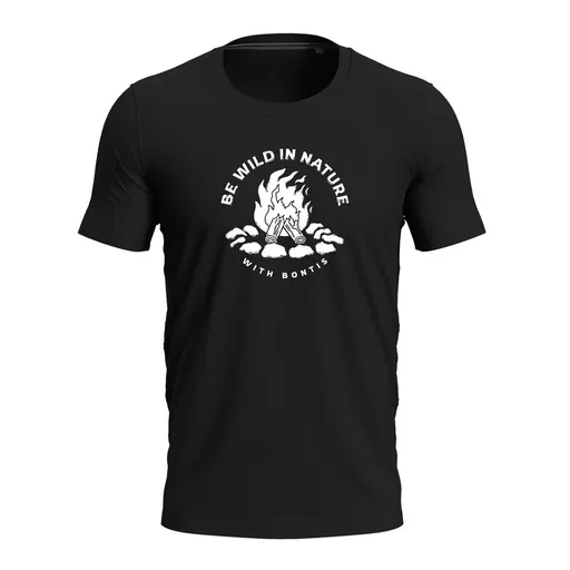 Bontis Tričko CAMPFIRE - Čierna | XL