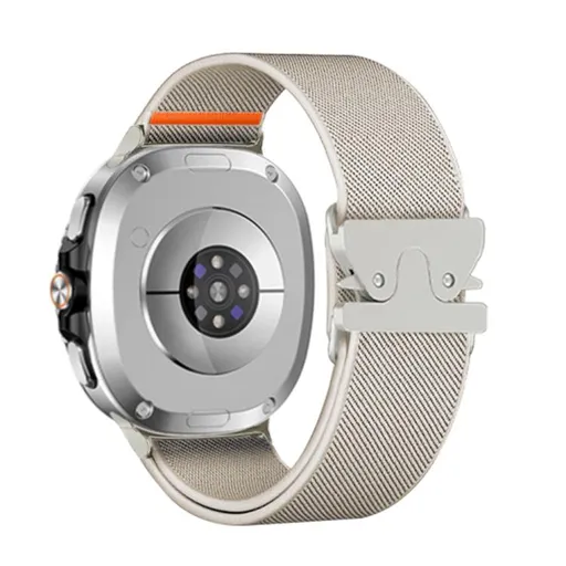 NEXUS Nylonový remienok pre Samsung Galaxy Watch8 / Watch8 Classic STARLIGHT