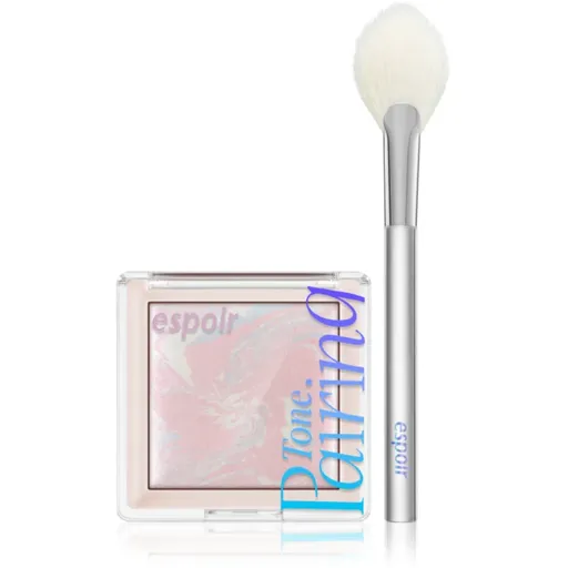 espoir Tone Pairing Highlighter rozjasňovač na tvár a očné okolie so štetcom odtieň Pink Marine 9.6 g