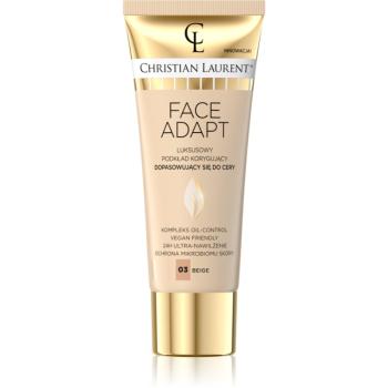 Christian Laurent Face Adapt bőrsimító hatású hidratáló alapozó árnyalat 03 Beige 30 ml