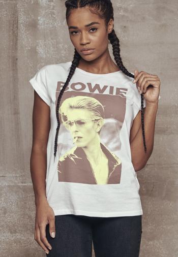 Mr. Tee Ladies David Bowie Tee white - L