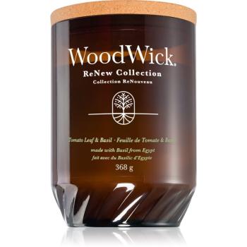 Woodwick Tomato Leaf & Basil vonná sviečka 368 g