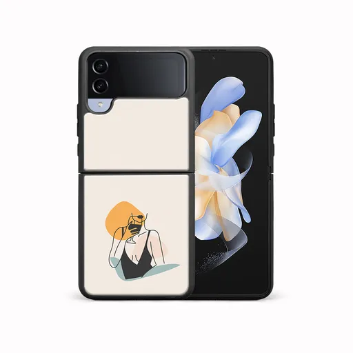 MY ART Ochranný kryt pre Samsung Galaxy Z Flip4 5G WOMAN (197)