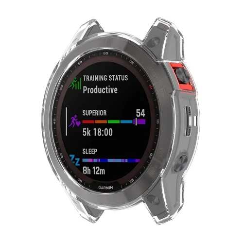 TPU Ochranný obal Garmin Fenix 7 priehľadný