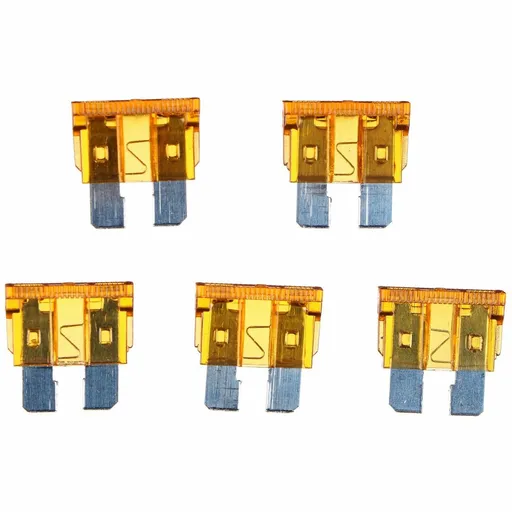 Sixtol Sada nožových automobilových poistiek MECHANIC FUSE SET 5A, 100 ks