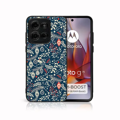 MY ART Kryt s vianočným dizajnom Motorola Moto G75 5G MISTLETOE (070)