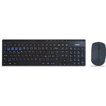 Rapoo 8100M Wireless Multi-Mode Black CZ/SK