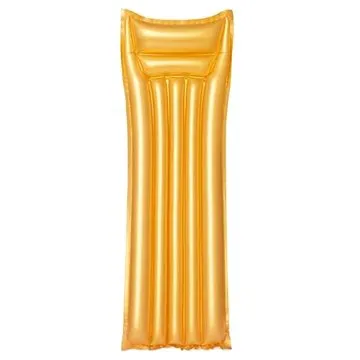 Nafukovacie ležadlo zlaté 183 x 69 cm (6942138970982)