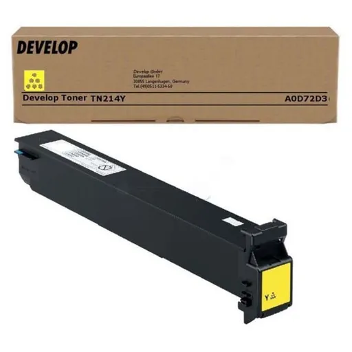 Develop TN-214Y A0D72D3 žltý (yellow) originálny toner