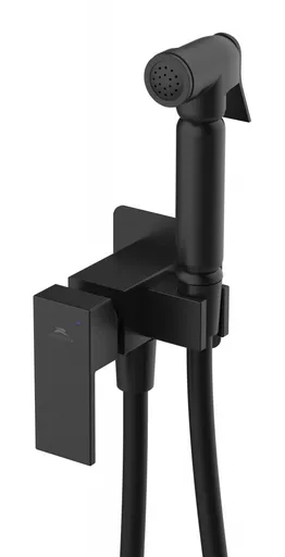 Rubineta - Batéria s bidetovou sprškou MODENA-30 Čierna OLBAMOD30B