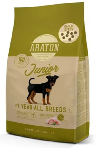 ARATON dog junior all breed poultry small granule pre psy 3kg