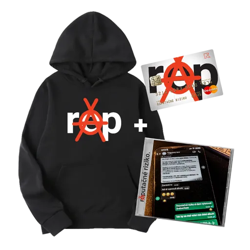 Dame, CD + karta + mikina Laci a zároveň Adam - RAPutačné riziko, Balík
