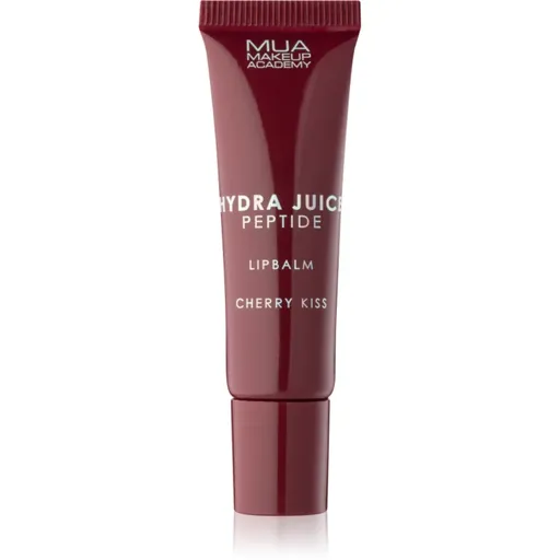 MUA Makeup Academy Hydra Juice Peptide Lip Balm hydratačný balzam na pery pre lesk vône Cherry Kiss 10 ml