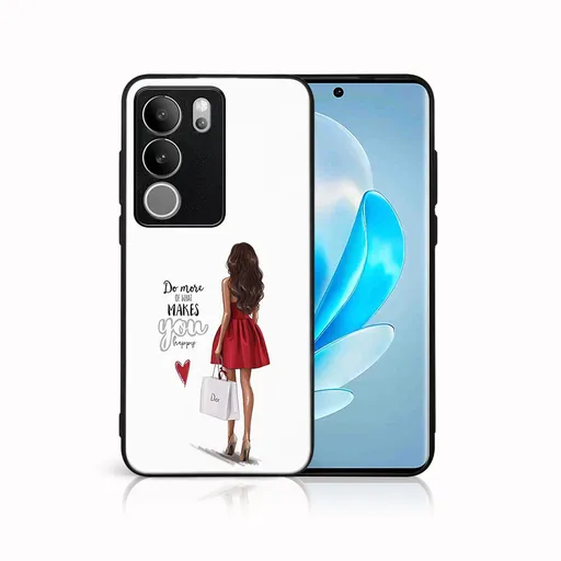 MY ART Ochranný kryt pre Vivo V29 5G RED DRESS (137)