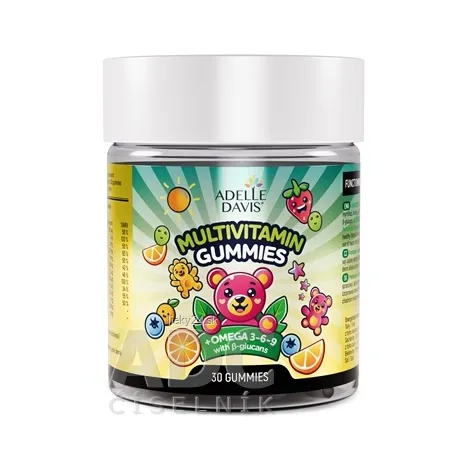 Adelle Davis MULTIVITAMIN GUMMIES+Omega+glucans
