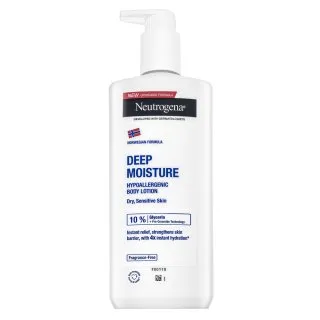 Neutrogena Deep Moisture telové mlieko Hypoallergenic Body Lotion 400 ml