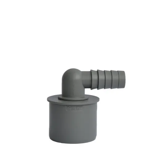 Hadicová prípojka k práčke DN50 Plast Brno sivá UZ50R00