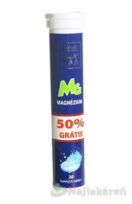 Zdrovit MAGNEZIUM 50% grátis eff 20 tabliet