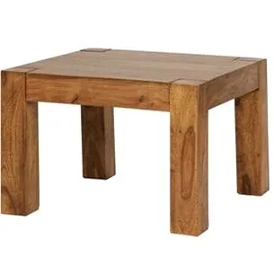 Brüxxi Konferenční stolek s policí Mumbai, 60 cm, masiv Sheesham (SP1000202)