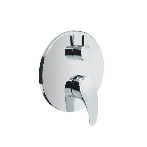 Mereo Sprchová podomietková batéria s prepínačom, Sonáta, Mbox, kruhový kryt, chróm CB60106A