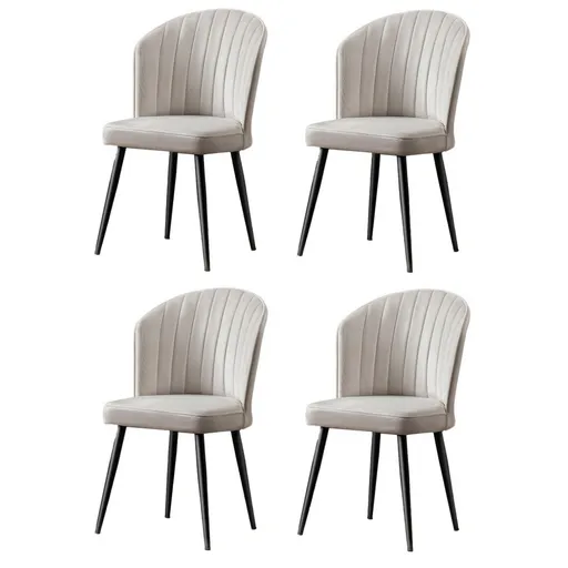 Súprava jedálenských stoličiek Rubi Cream, 4 ks