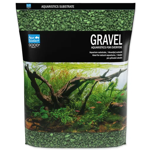 Aqua Excellent piesok olivovo zelený 3-6 mm 3 kg