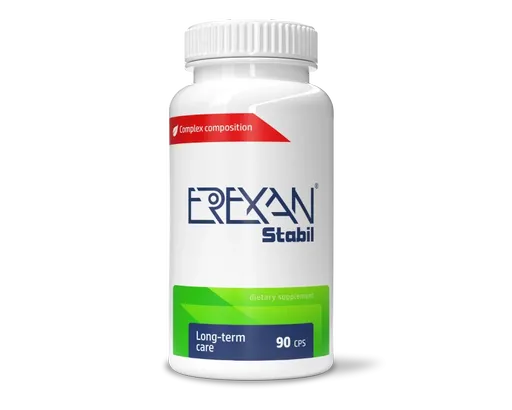 EREXAN Stabil na podporu plodnosti a potencie mužov - 90 kapsúl