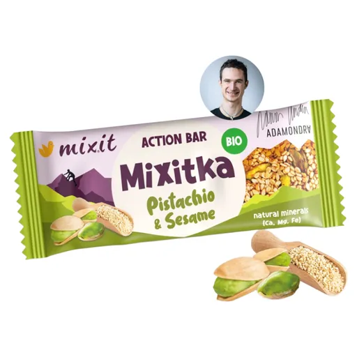 MIXIT Action mixitka Adama Ondra sezam a pistácie BIO 34 g