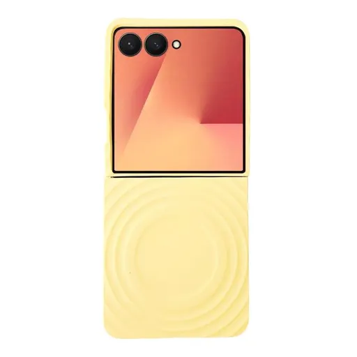 RIPPLE CASE Plastový kryt s MagSafe Samsung Galaxy Z Flip7 5G žltý