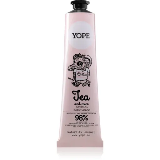 Yope Tea & Mint krém na ruky pre výživu a hydratáciu 100 ml