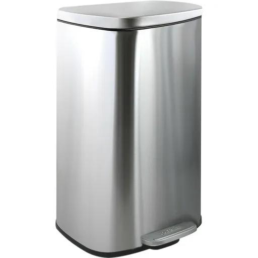 Spirella Pedálový odpadkový kôš soft-close Akira 30 l, brúsená nehrdz. oceľ, 30 l