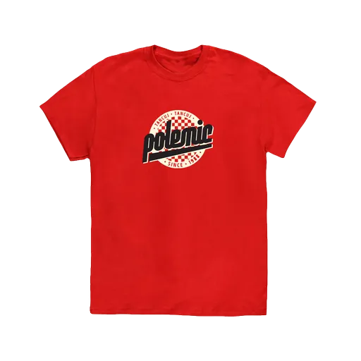 Polemic tričko Logo Červená S