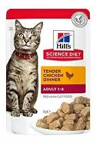 Hill's Science Plan kapsuly pre dospelé mačky s kuracím mäsom 12 x 85 g