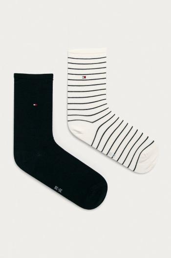 Ponožky Tommy Hilfiger 2-pak dámske, biela farba, 100001494