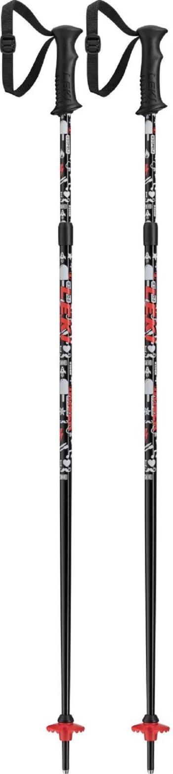 Síbot Leki Rider Vario, black-white-neonred
