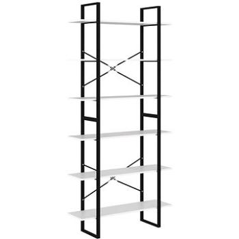 Shumee vysoký biely 100 × 30 × 210 cm drevotrieska, 806557