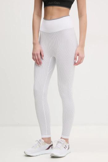 Tréningové legíny Calvin Klein Performance biela farba, jednofarebné, 00GWS4L643