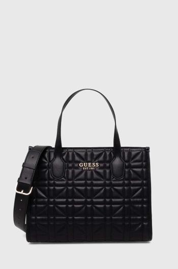 Kabelka Guess SILVANA čierna farba, HWQG86 65220